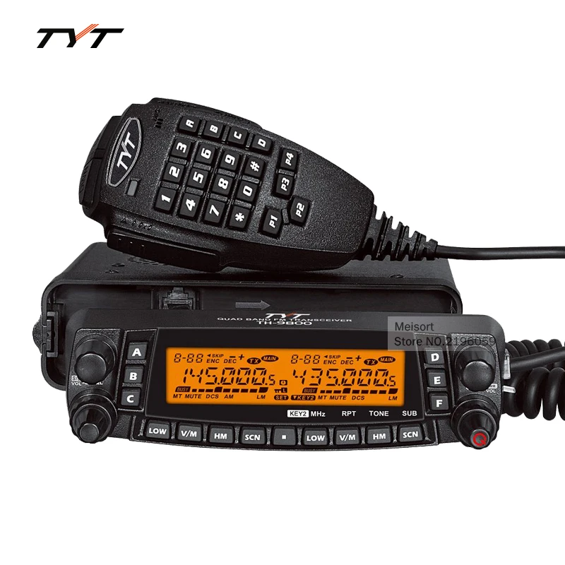 Brand TYT TH9800 Car Mobile Radio Communication HF Transceiver Automotive Ham Radio Station Two Way Radio