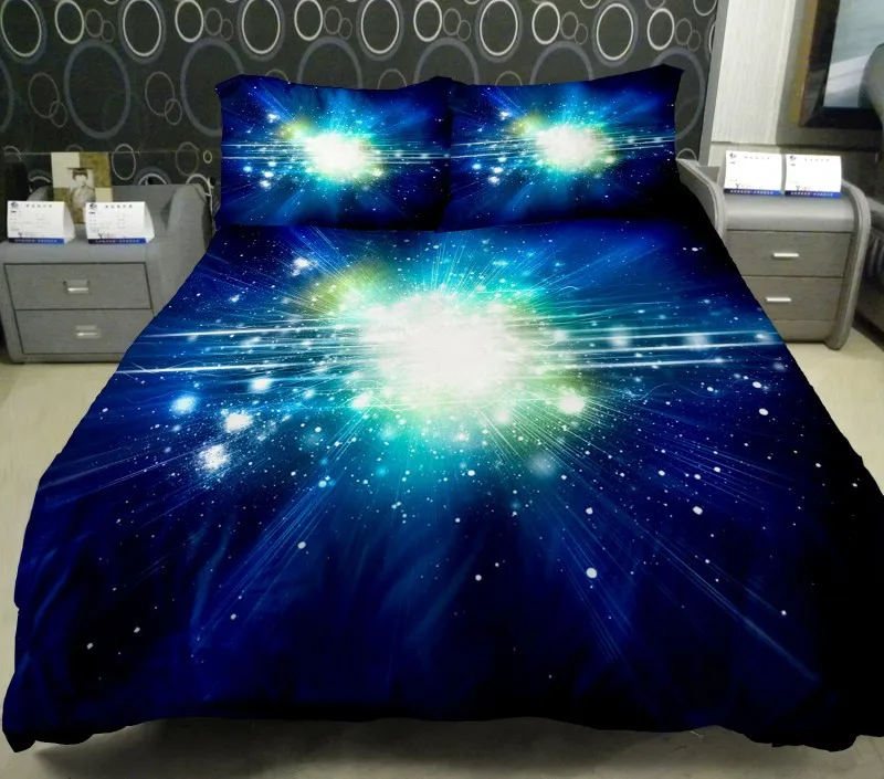 Galaxy Quilt Cover Galaxy Duvet Cover Galaxy Sheets Space Sheets Outer