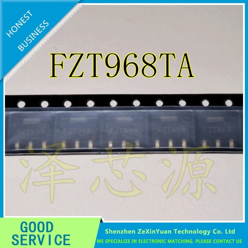 

10PCS/LOT FZT968 FZT968TA SOT-223 12V 6000MA New original