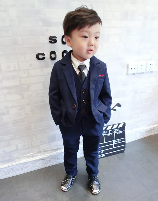 2018 Formal Boy Suit for Weddings Party 2T 10Y Children Slim Fit Suit