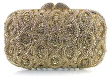 Evening Bags Classic Rhinestone Day Clutches For Lady Recommend for Everyone Gold/Silver/Black Crystal Bag EB1