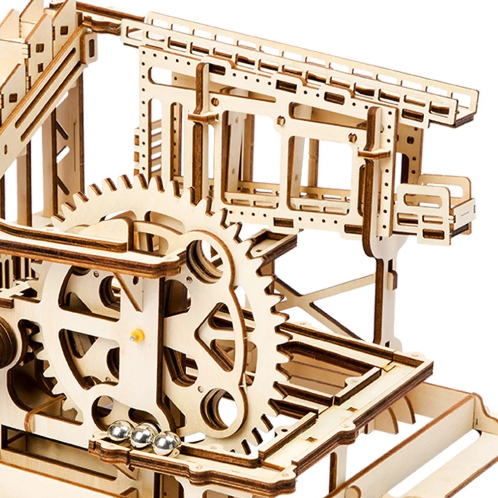 Robotime, 4 вида, Мраморная игра, сделай сам, водное колесо, подставка, деревянная модель, строительные наборы, сборная игрушка, подарок для детей и взрослых