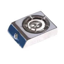 1:12 Масштаб Кукольный домик Миниатюрная игрушка кухонный металлический одинарная газовая плита горелка для 12-го кукольного дома украшения аксессуары