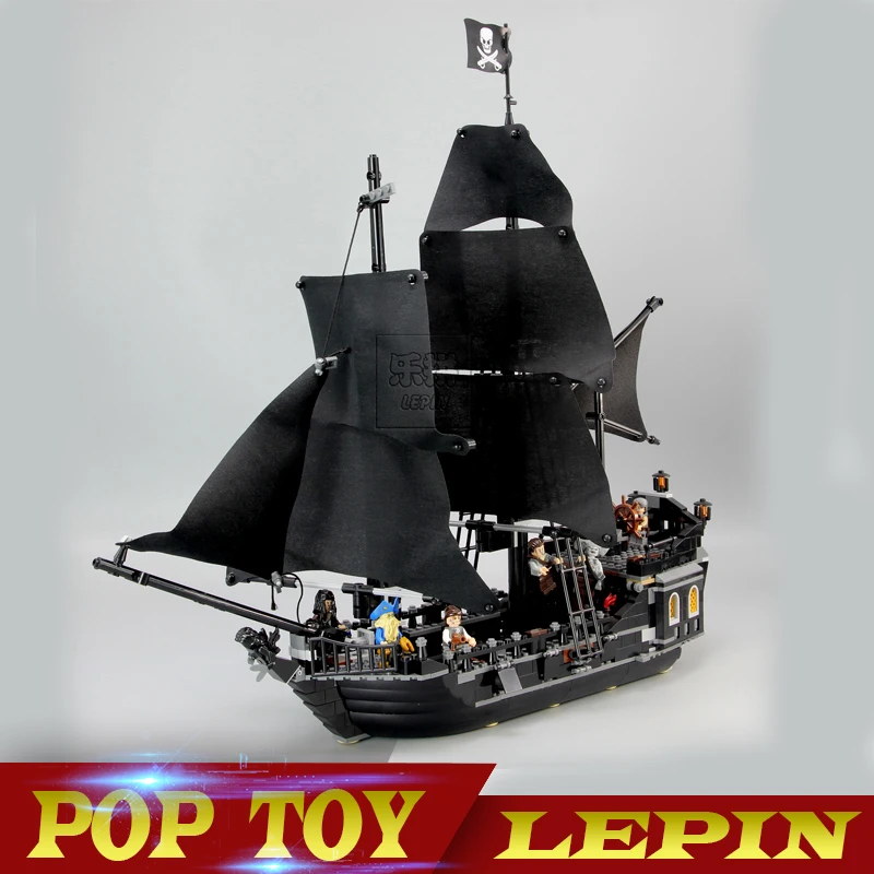 lepin 16006 804pcs building bricks Pirates of the Caribbean the Black Pearl Ship model font b