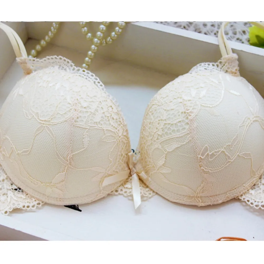 French Famous brand transparent bra romantic temptation lace bra set young women underwear set push up bra and panty set lace underwear set