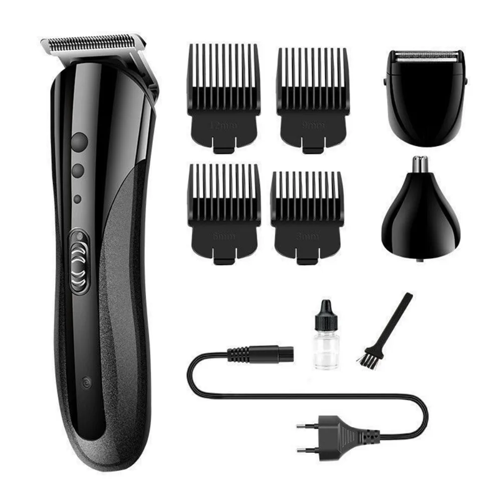  3in1 Nose Trimmer Rechargeable Nose Trimmers Beard Shaver Electric Hair Clipper Body Groomer Cleani