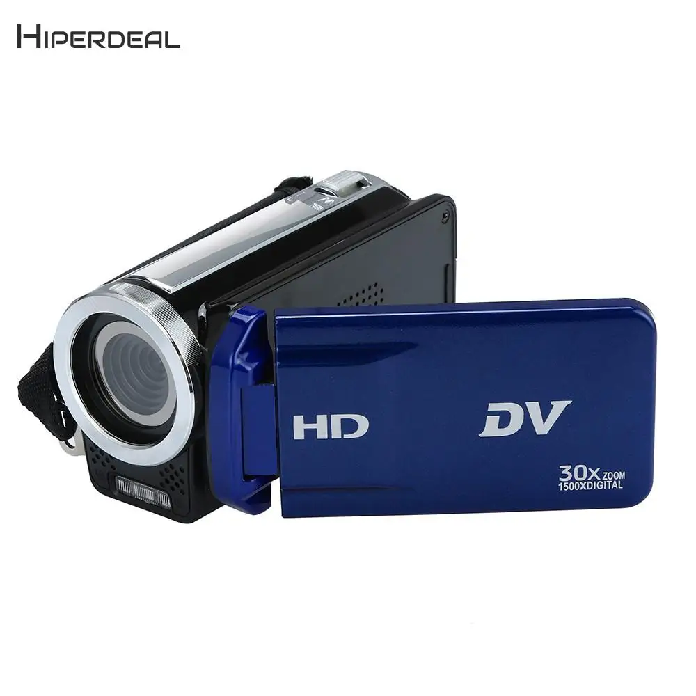 HIPERDEAL HD-30 2.4HD Inch Screen Video Camcorder HD 1080P Handheld Digital Camera 4X Digital Zoom DV Recorder Digital Camera