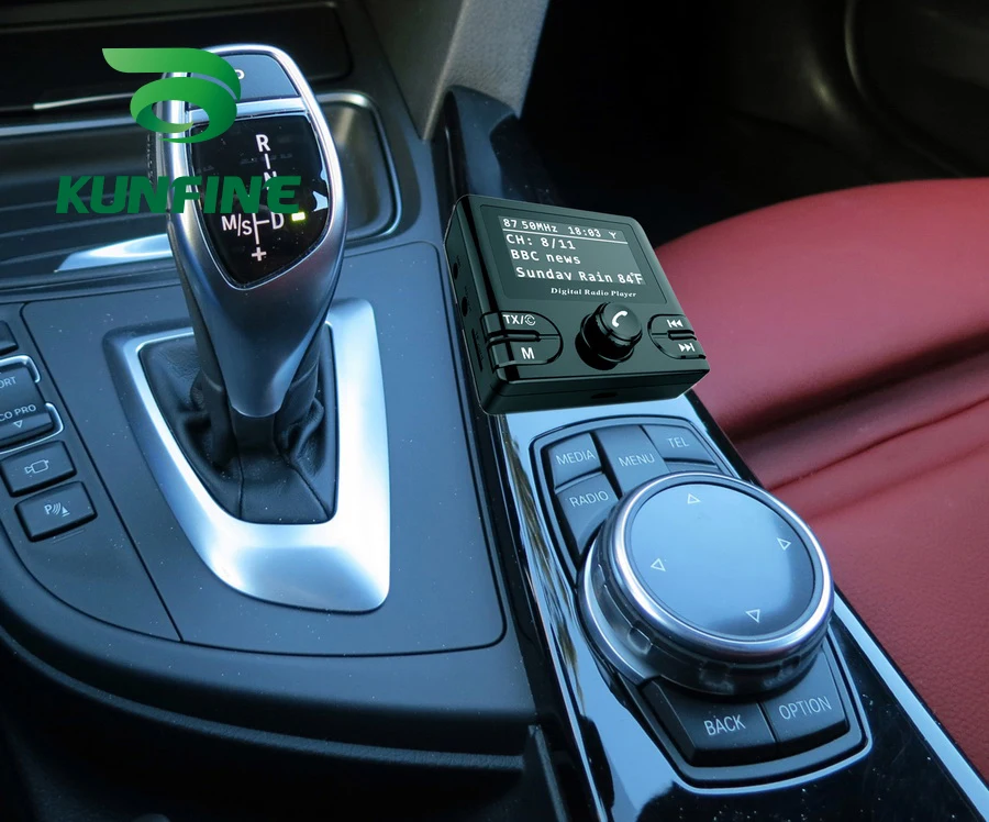 Универсальный автомобильный Стайлинг 12 В -В 24 в автомобильный DAB + тюнер Автомобильный Радио fm-передатчик автомобильный DAB цифровой радио