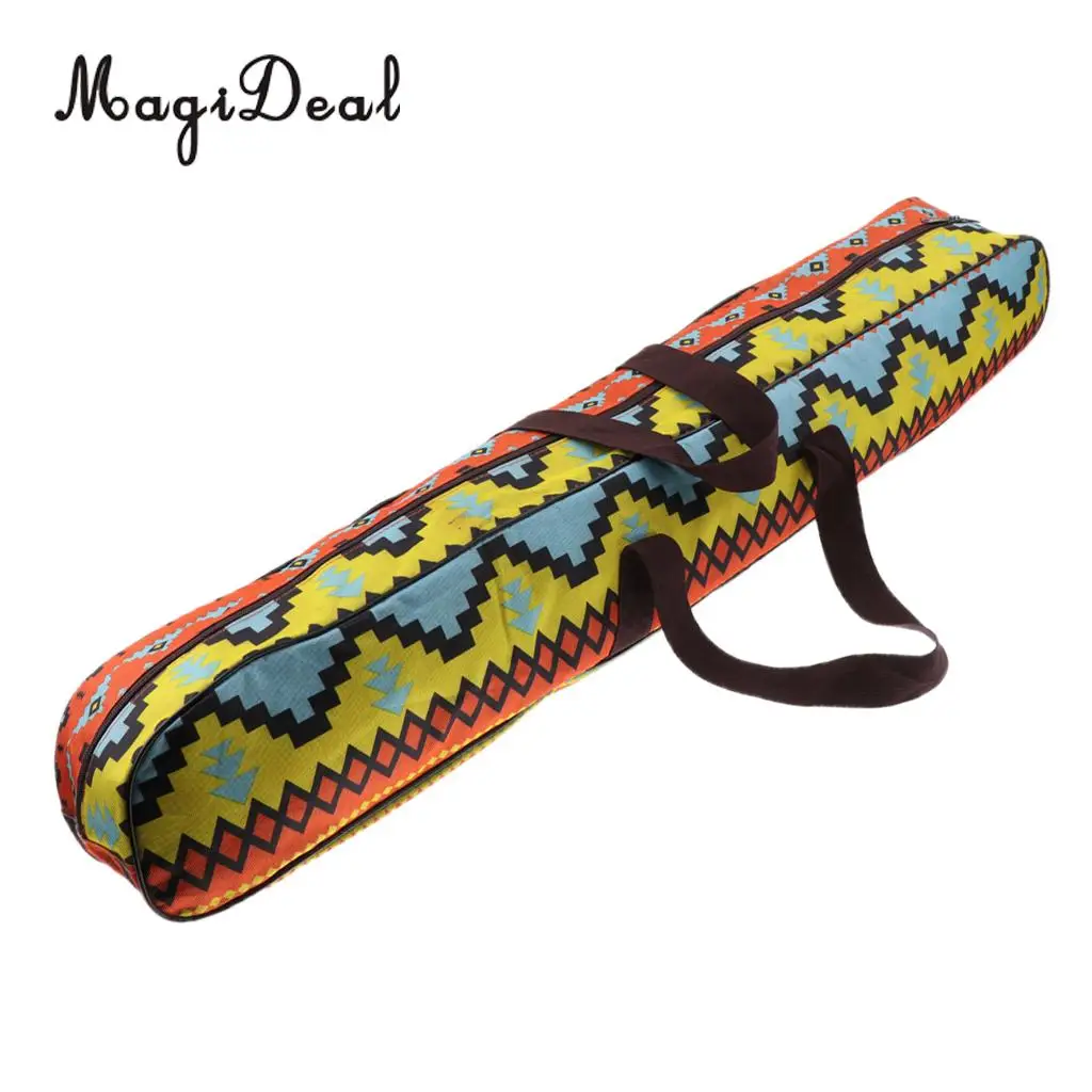Canopy Tent Pole Rod Trekking Stick Storage Bag Canopy Fishing Rod Protection Carrier Pouch with Chinese Traditional Pattern