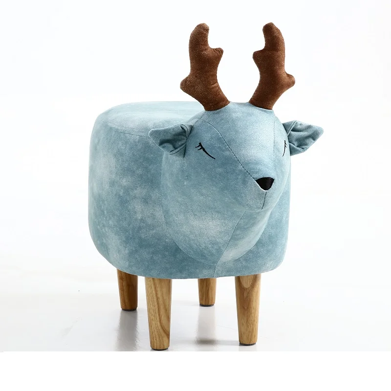 Креативная скамейка для хранения обуви lucky deer детской комнаты стул ног с
