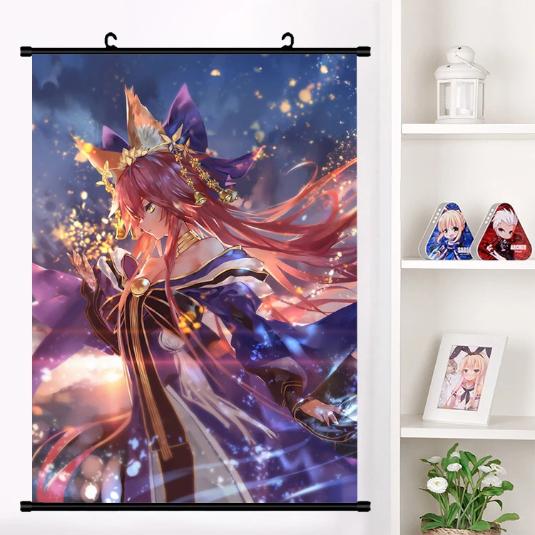 

Japan Anime Manga Fate/Grand Order FGO Sexy Tamamo no Mae Cosplay Wall Scroll Mural Poster Wall Hang Poster Home Decor Collect