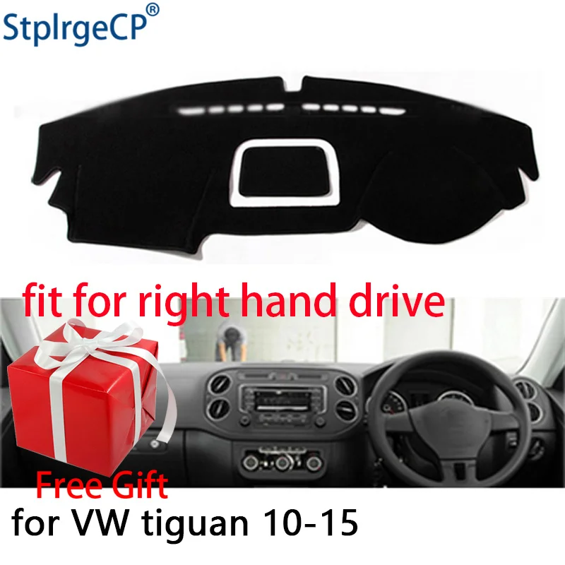 Car Dashboard Cover Mat for Volkswagen Tiguan 2009 - 2017 Right Hand Drive Dashmat Pad Dash Covers Accessories | Автомобили и