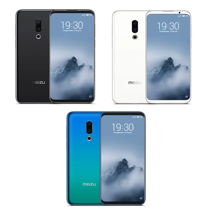 Meizu Mейзу 16th 6ГБ 64ГБ 6 0 '񟯠x1080P смартфон Snapdragon845 Восьмиядерный спереди 20MP 3010mAh Super