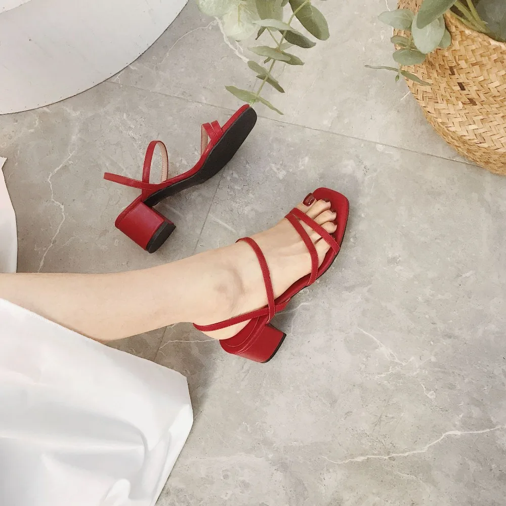 Универсальные женские сандалии удобная женская обувь на прозрачном каблуке средней высоты г. сандалии Лоферы без шнуровки Летняя женская обувь средней высоты