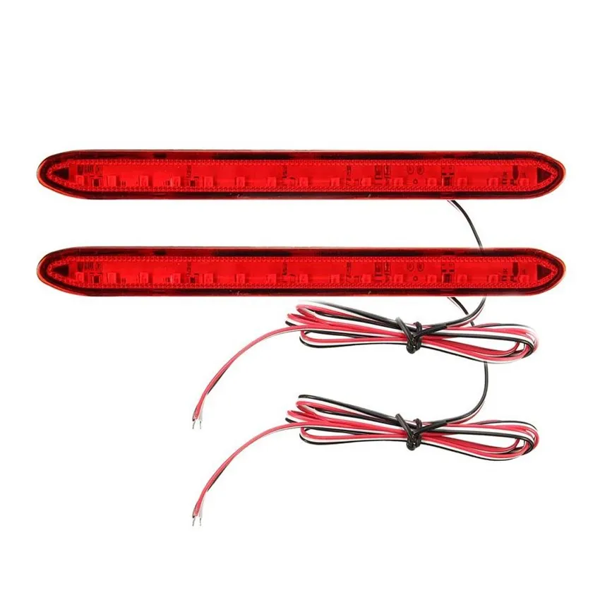 LED Red Rear Bumper Reflectors Light for Honda Odyssey 2007 2009 Car Lamp Brake Parking Warning