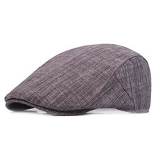 HT1065 новые модные береты для мужчин высокого качества хлопок Advanced Duckbill береты весна лето плоские женские береты