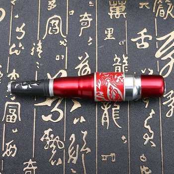 

Red with Sliver Color Dragon Eyebrow Machine Pen Permanent Makeup Machines With Power Supply Adapter 15000 - 25000 r/min