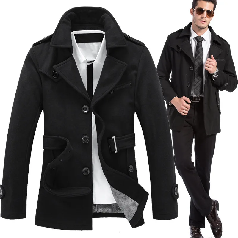 Business casual winter coat A slim puffer is a must in every man's coat closet. Wear this alone for walking the dog, or do as the pros do and layer it beneath a topcoat for warmth and unexpected visual texture on colder days.