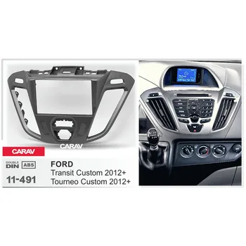 

CARAV 11-491 Top Quality Radio Fascia for FORD Transit Custom Tourneo Custom 2012+ Stereo Fascia Dash CD Trim Installation Kit