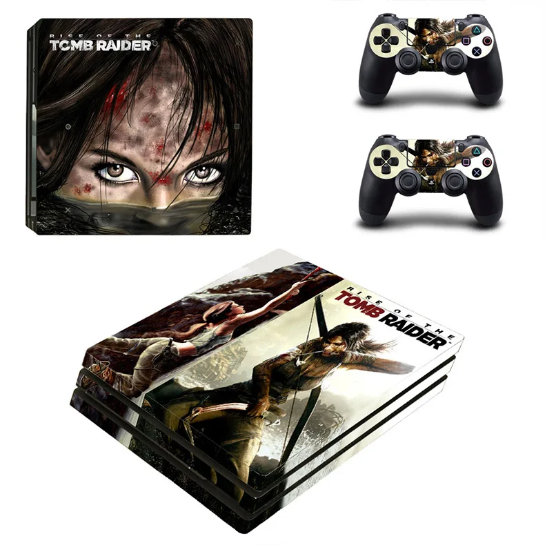 Tomb Raider Play station 4 Pro виниловая наклейка стикеры s PS4 Pro кожа Стикеры для Playstation 4 Pro консоль и контроллер - Цвет: YSP4P-1791