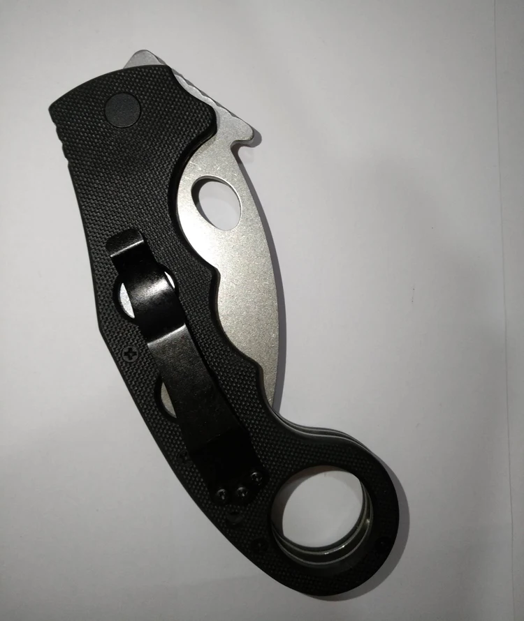 Горячая Распродажа складной нож Karambit 440 Лезвие G10 Ручка для тренировок на открытом воздухе Когти для кемпинга охоты спасательные ножи для выживания EDC ручные инструменты