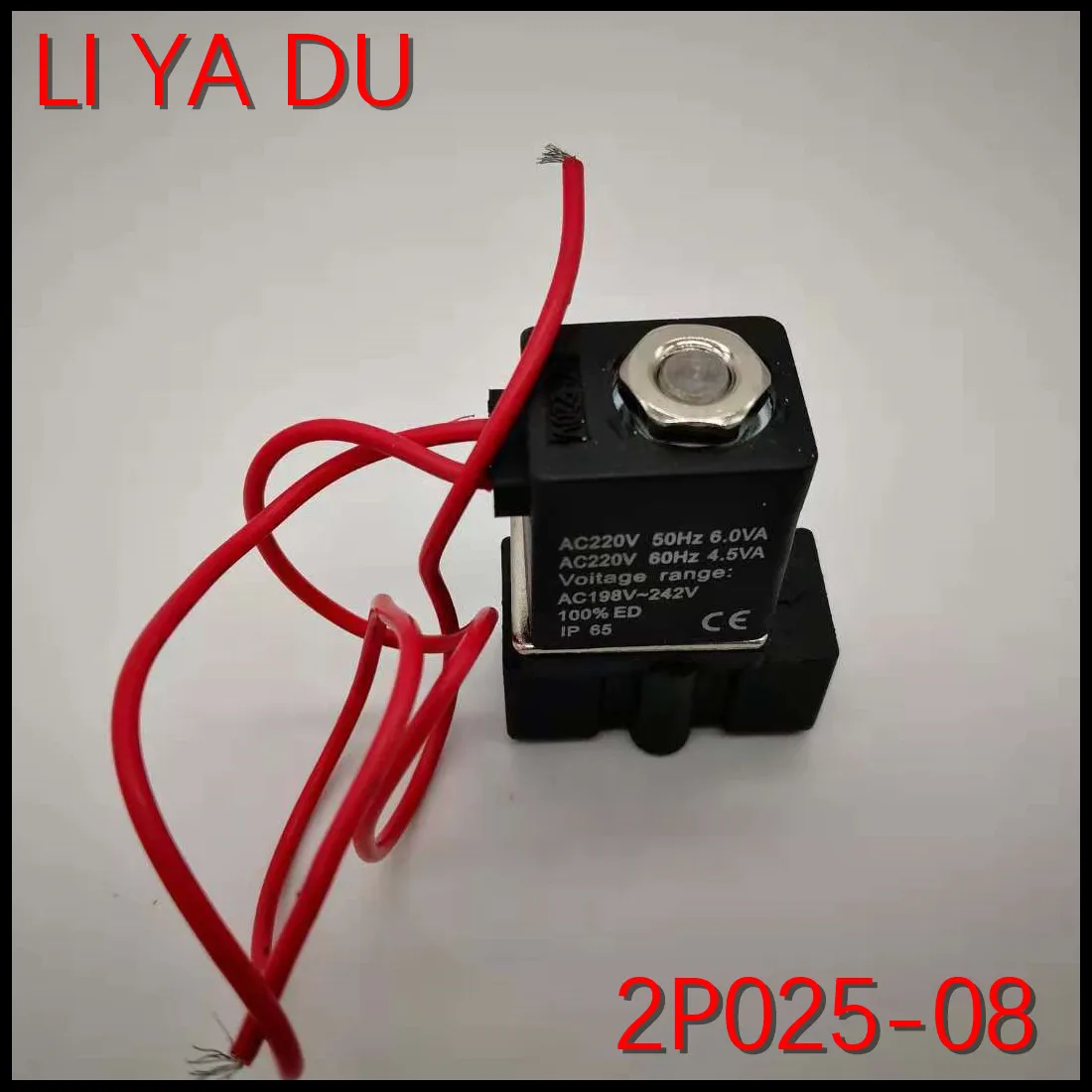 

2pcs 2P025-08 G1/4 Normally Closed Plastic Solenoid curtain two-way three-way valve Plastic steel 12V 24V 110V 220V