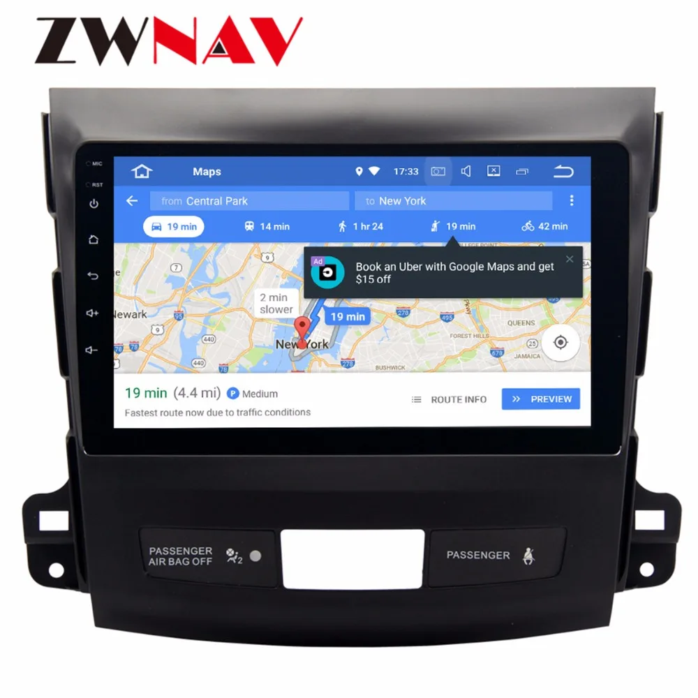 Sale 9 inch Android 8.0 7.1 Car GPS Player For Mitsubishi Outlander 2007-2011 Octa Core 4 GB+32GB Radio Auto Multimedia GPS  NAV Wifi 5