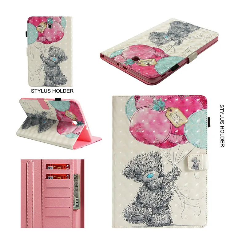 For samsung galaxy tab e 9.6 sm-t560 PU leather Stand Case For Samsung Galaxy Tab E 9.6 inch Cover T560 T561 SM-T561 Funda Tablet Flip Cases (10)