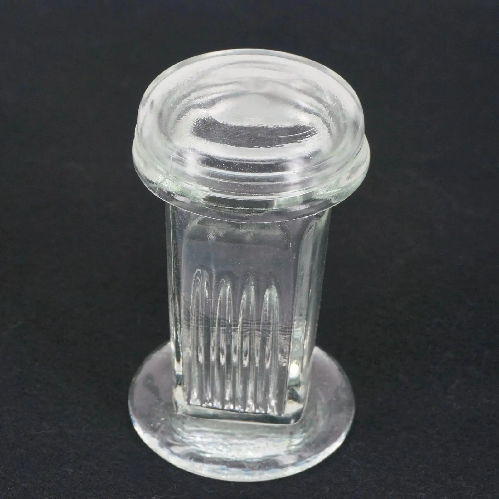 Laboratory Glass Tall Round Staining Jar with Coverin Flask from