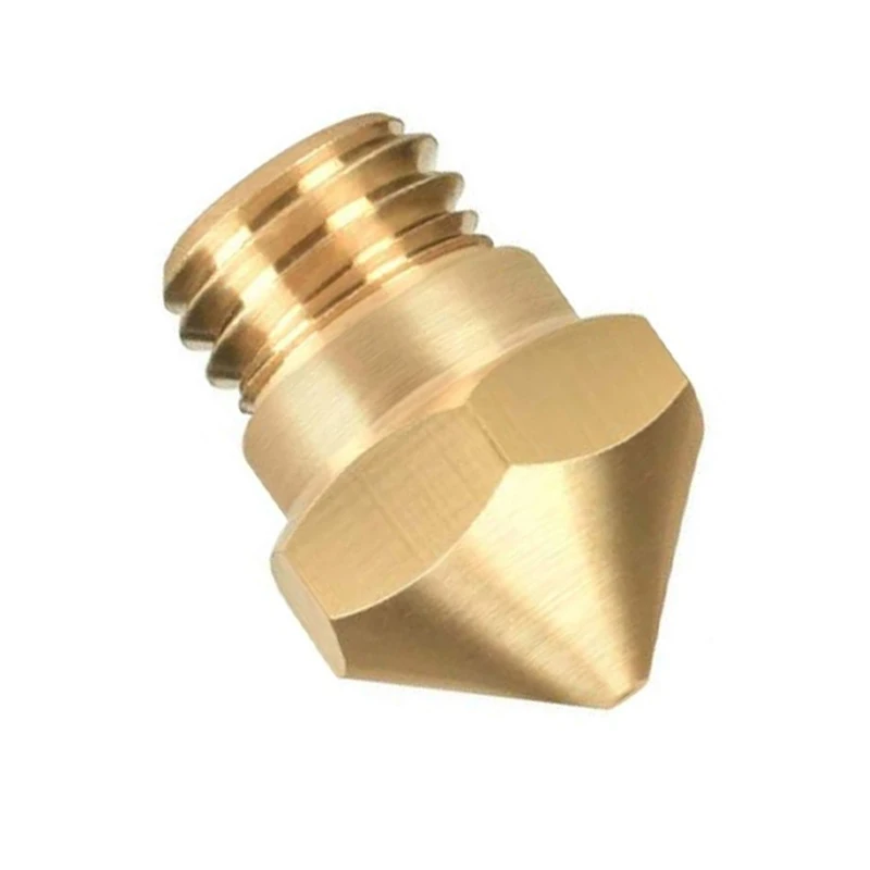 1Pcs MK10 Nozzle For 3D Printer M7 Thread Brass 0.2/0.3/0.4/0.5/0.6/0.8/1.0mm 1.75mm Filament For MK10 Extruder