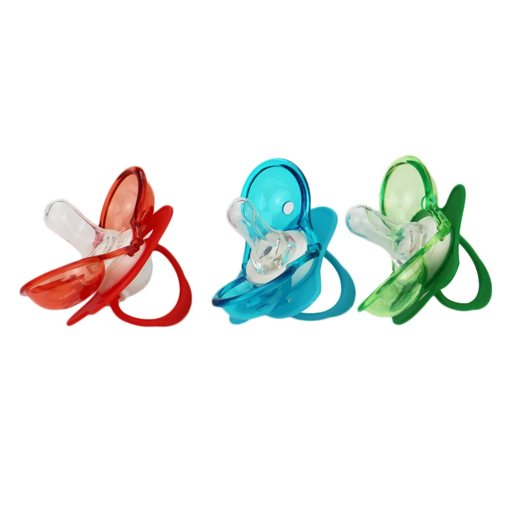 Three Stages Pacifier with Automatic Closure Dustproof Cover Different
