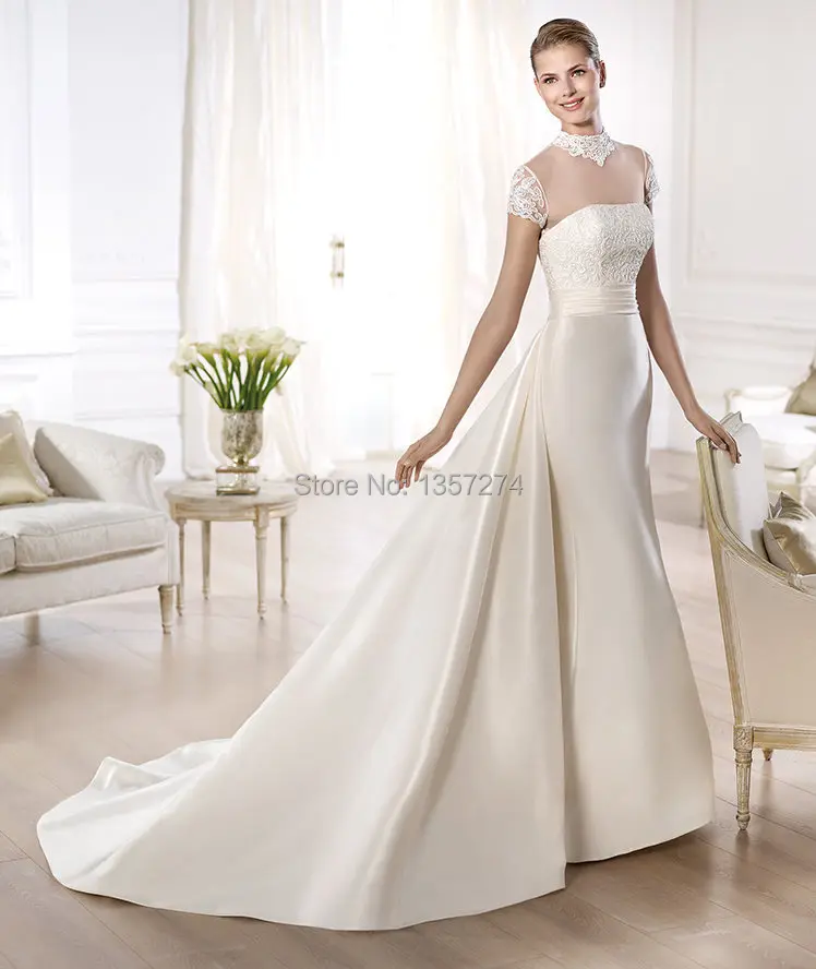 Illusion Corset Bride Gowns Turtleneck Lace Wedding Dresses Y Free Shipping Summer Wedding Dresses Sweetheart Bridal Gowns Lace Vestido De Noiva Sw1551
