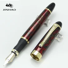 JINHAO X450 благородный 18KGP B перо перьевая ручка вино туман и золотой