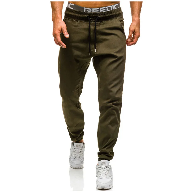 Brand Men Pants Hip Hop Harem Joggers Pants 2019 Male Trousers Mens Joggers Solid Pants Sweatpants Large Size M-XXXL