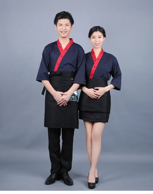 2018 New Japanese Restaurant Chef Service Uniform Japanese Restaurant