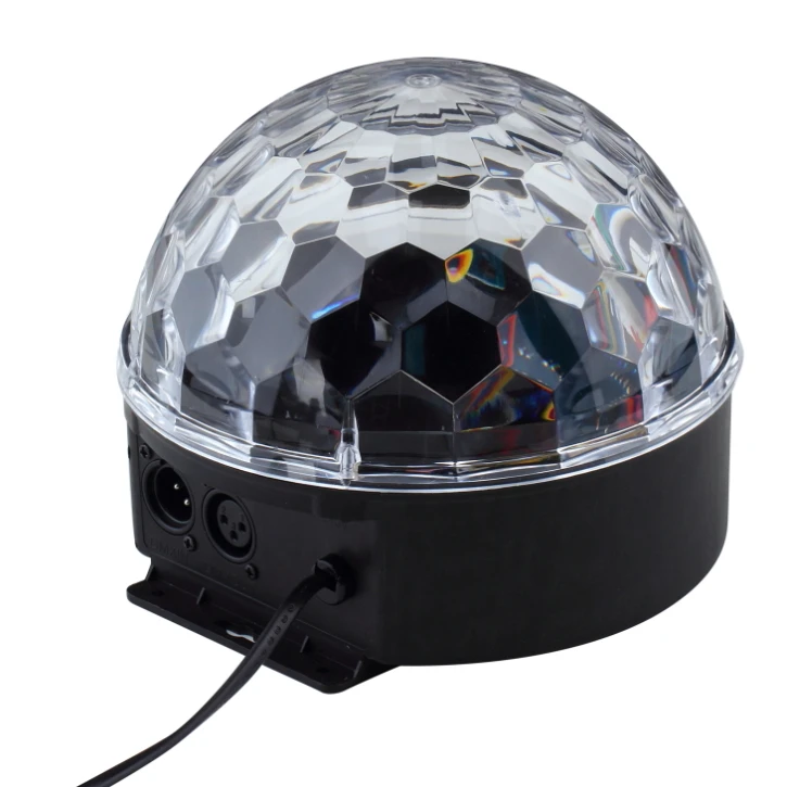 

1 Pc 3 Colors LED Crystal Magic Ball Effect Light Disco DJ Stage Party Brand New