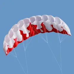 Радуга двойной линии кайтсерфинга трюк парашют мягкие Parafoil Кайтсерфинг Спорт Кайт активного отдыха пляж воздушный змей