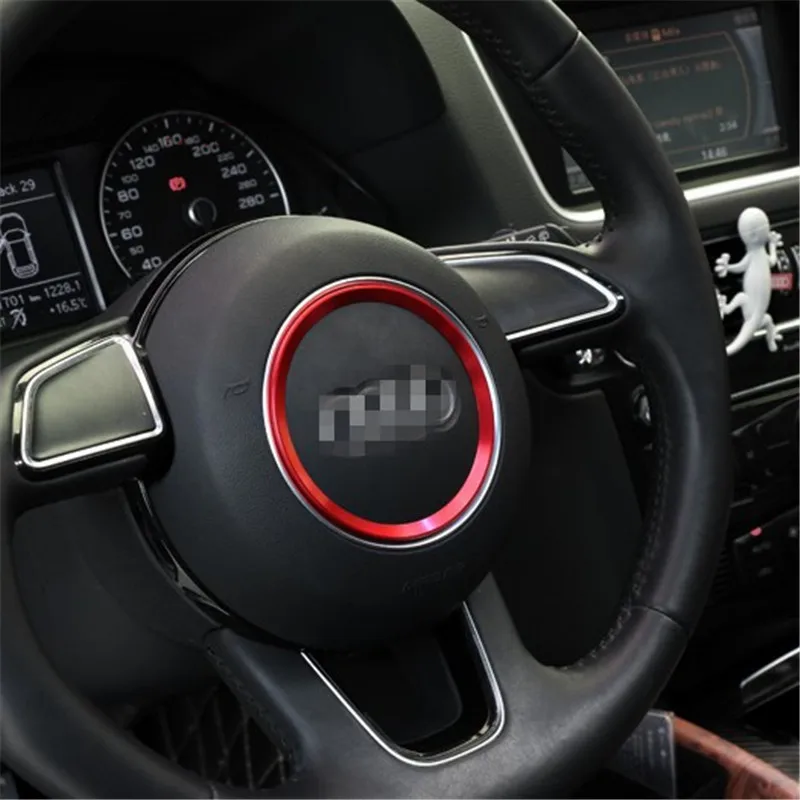 

RS Sline S line Steering Wheel Sticker 3D Carbon Fiber Emblem 3D Car Styling For Audi A3 A4 A6 A7 A8 Q3 Q5 Q7 S3 S5 Car Stickers