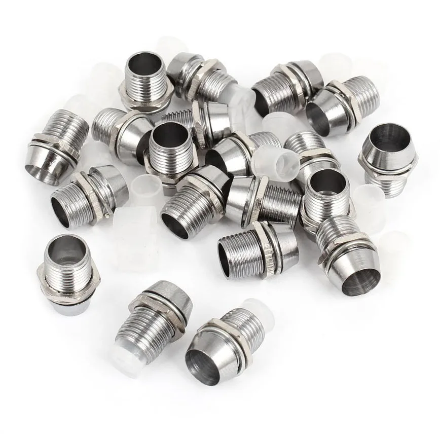 

WSFS Hot Sale 20 Pcs Copper 5mm Light Emitting Diode LED Holder Mount Panel Display