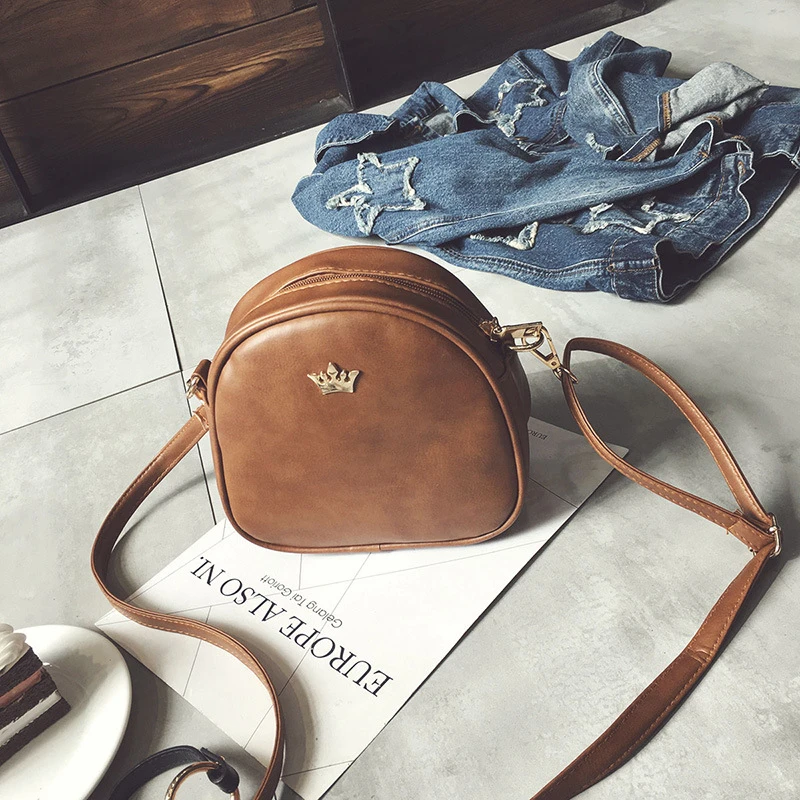 

Vintage Casual Imperial Crown Sequined Handbags Mini Shoulder Messenger Crossbody Bag Mobile Coin Purse Lady Clutch Satchel Bags