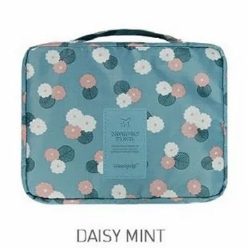Утолщенная четырехделенная Водонепроницаемая оксфордская косметическая сумка для мытья, сумка для хранения на открытом воздухе, сумка для хранения на молнии, портативная косметичка - Цвет: 1