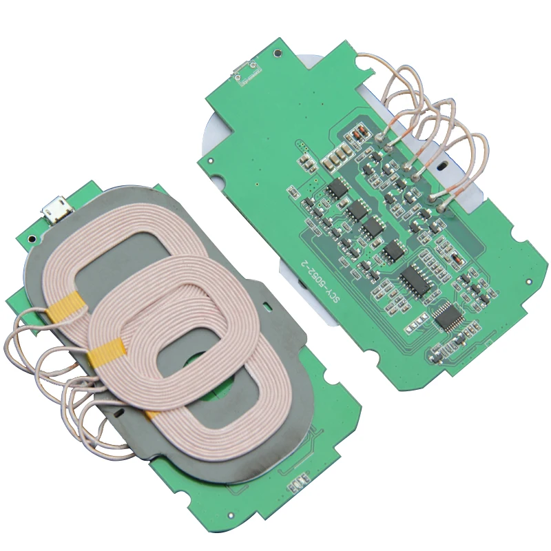 3 катушки модуль беспроводного зарядного устройства передатчик PCBA печатная плата катушка Diy модифицированный импортированный ST Чип Решение