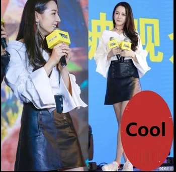 

Free shipping,hot Brand new 100% Genuine leather women slim sexy skirts.fashion sheepskin A-line skirt,female sales street