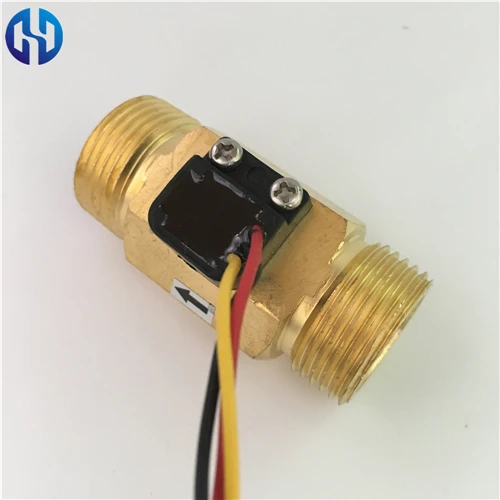 NPT34 brass flow sensor water meter (3)