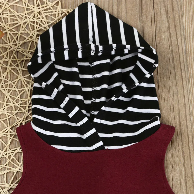 The new fashion cute design Toddler Kids Baby Boy Hooded Vest Tops+Shorts Pants 2pcs Outfits Clothes Set #4A08 (1)
