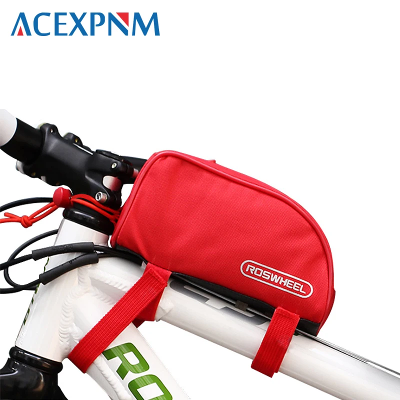 

ACEXPNM 600D Polyester PVC Outdoor MTB Road Bike Cycling Bicycle Frame Pannier Front UPPER Tube Package Bike Beam Saddle Bag
