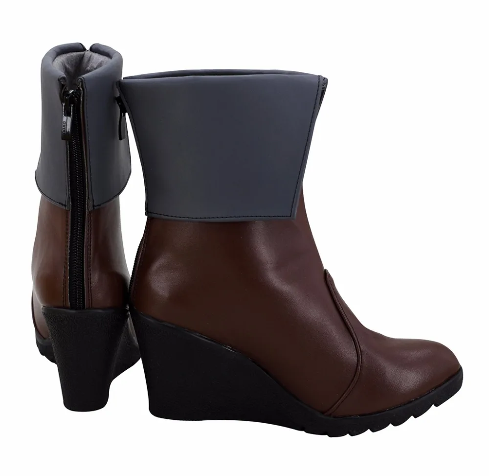 FGO Fate Grand Order Mashu Kyrielight Cosplay Boots High Heel Shoes Custom Made (4)