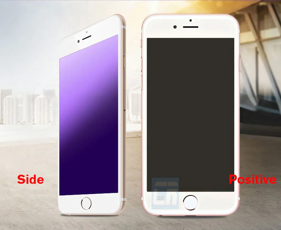 Защитное стекло на светильник синего цвета для iPhone 11 Pro X XR XS Max 9H закаленное стекло для iPhone 6 6S 7 8 Plus Защитная пленка для экрана