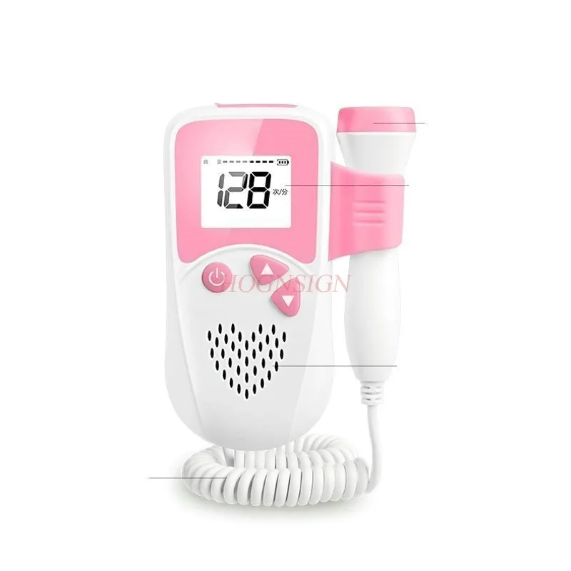 

Radiation Free Fetal Heart Rate Home Fetals Monitoring Pregnant Women Monitor Stethoscope Language Baby Activity Detector Tool