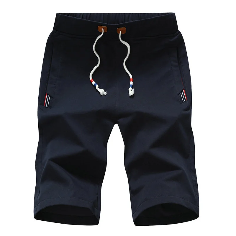 2018 Summer Short Pants Men Cotton Casual Slim Solid Comfortable